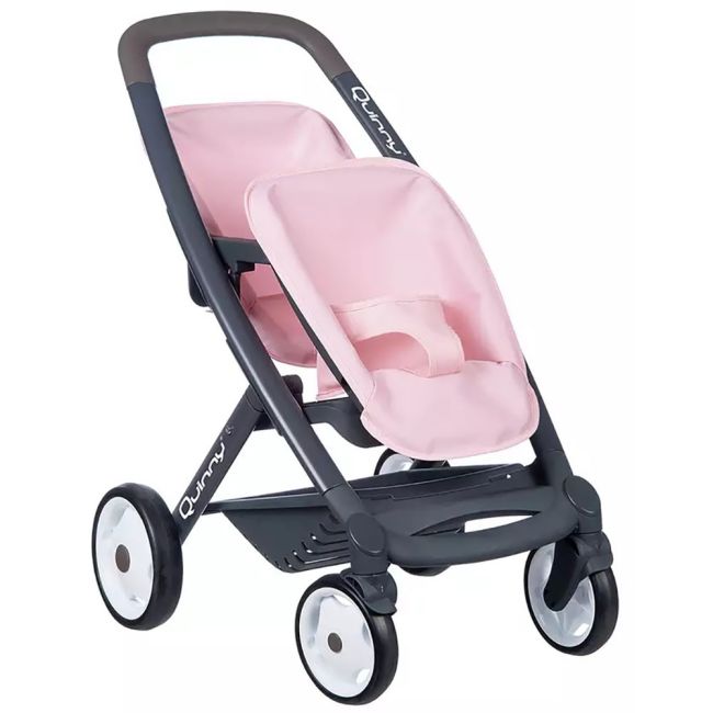 Carucior pentru papusi smoby maxi cosy quinny twin roz hubs7600253217