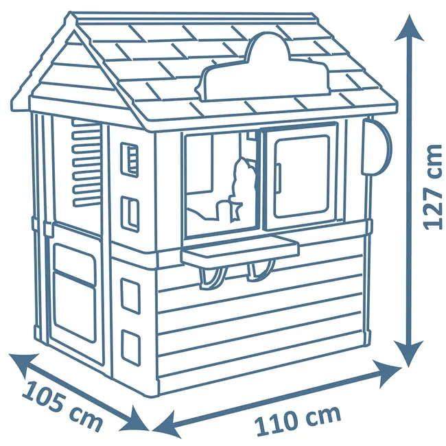 Casuta pentru copii smoby sweety corner hubs7600810718