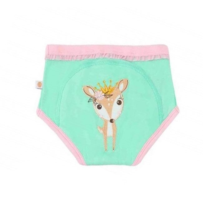 Chilotei Antrenament, Zoocchini, Fetita, 2-3 ani, 100% Bumbac Organic, Fawn KRTZ2453