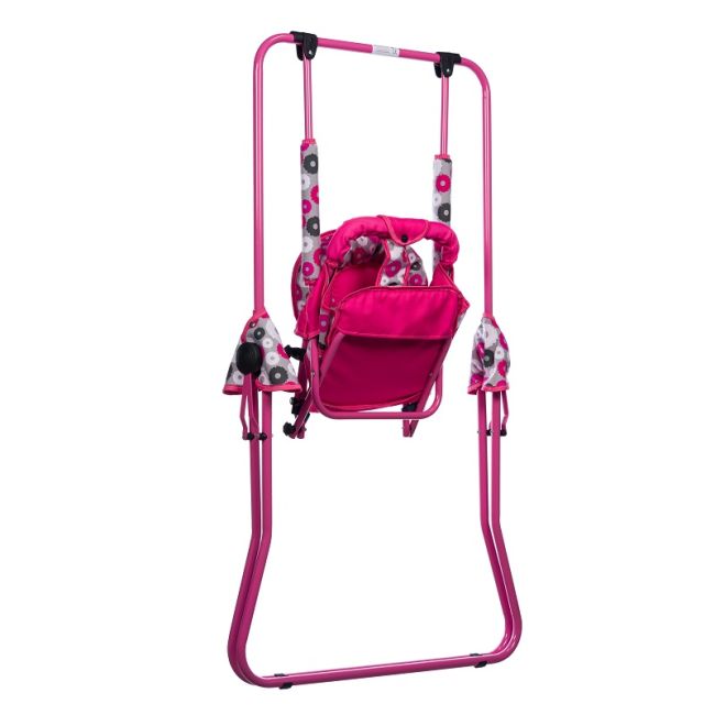 Leagan pentru copii, Top Kids, pentru interior si exterior, Pink Flowers KRT4100ATH2PF