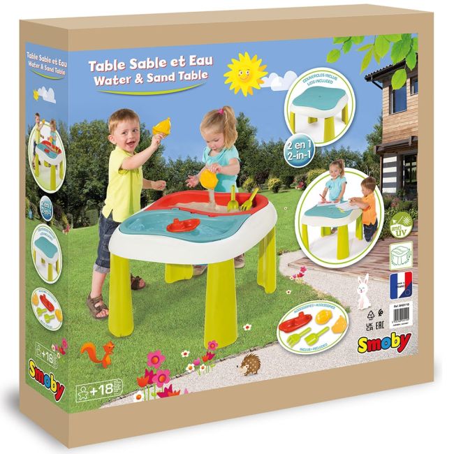 Masa de joaca smoby water and sand 2 in 1 hubs7600840110