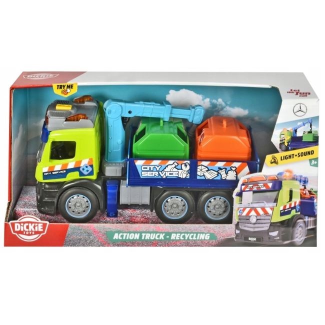 Masina de gunoi dickie toys mercedes recycling hubs203745015