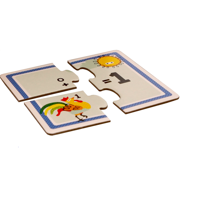 Puzzle matematic - invat sa numar