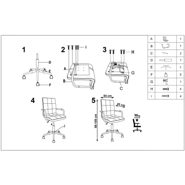 Scaun birou copii hm gonzo 4 roz velvet drm9820
