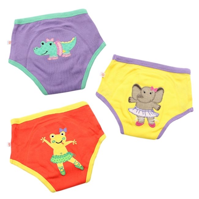 Set 3 Chilotei Antrenament, Zoocchini, Fetita, 2-3 ani, 100% Bumbac Organic, Balerina KRTZOO2255