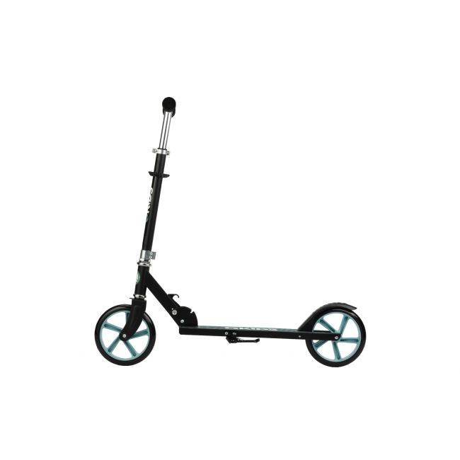 Trotineta freestyle, QKIDS, WEISS Green, Ghidon reglabil pe 3 trepte, Amortizor Easy&amp;Up, Platforma anti-derapanta, Pliabila, Aluminiu KRTKIDS00034