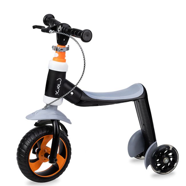 Trotineta transformabila 2 in 1 MoMi ELIOS Black KRTROBI00033