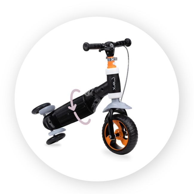 Trotineta transformabila 2 in 1 MoMi ELIOS Black KRTROBI00033