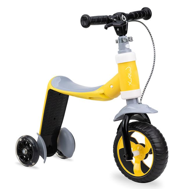 Trotineta transformabila 2 in 1 MoMi ELIOS Yellow KRTROBI00032