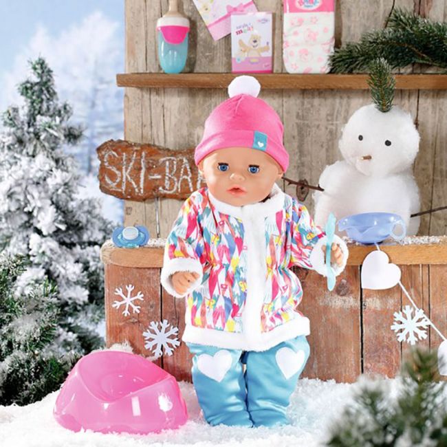 BABY born - Papusa interactiva cu hainute de iarna - 43 cm ARTZF831281