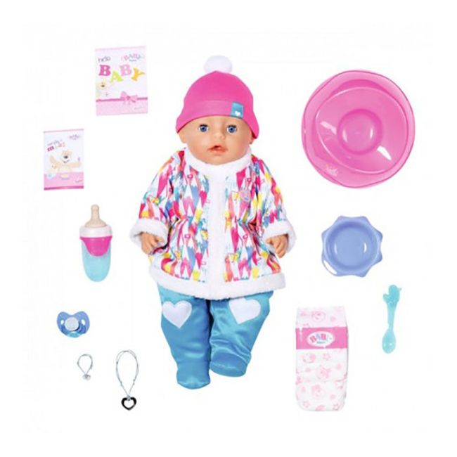 BABY born - Papusa interactiva cu hainute de iarna - 43 cm ARTZF831281