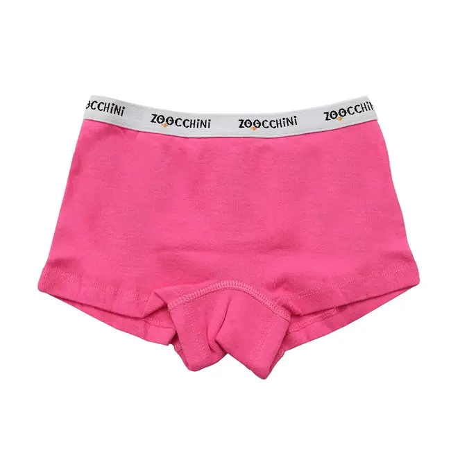 Boxeri din bumbac organic, pentru fete, Zoocchini Flower Power, 4-5 ani - set 3 buc KRTZOO32347