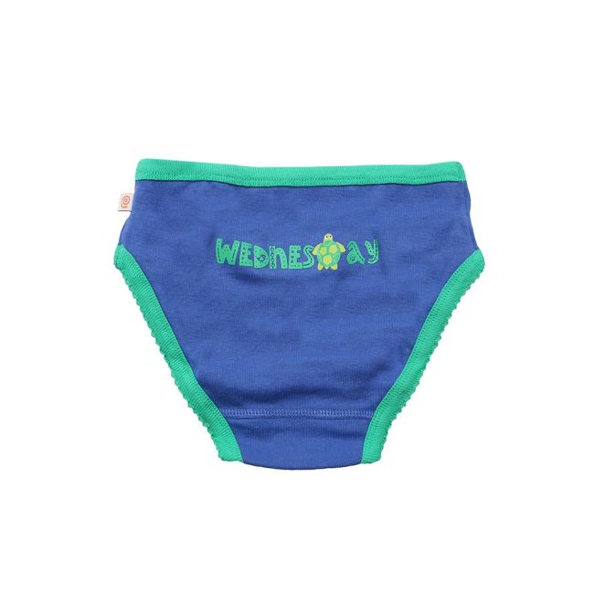 Chilotei din bumbac organic, pentru fete, Zoocchini, Zilele săptămânii, 5-6 ani - 7 buc KRTZOO32385