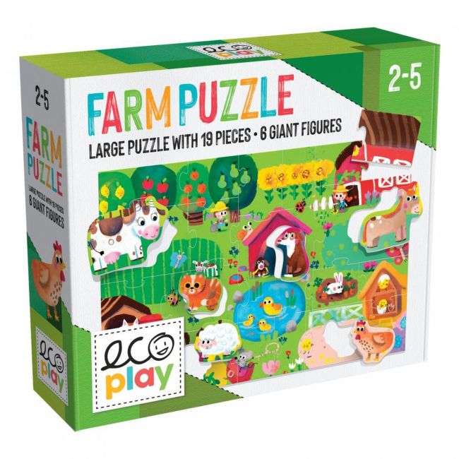 Headu Ecoplay - Puzzle Animalute La Ferma ARTHE29556