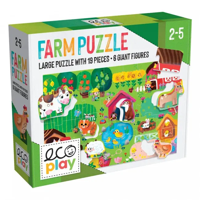 Headu Ecoplay - Puzzle Animalute La Ferma ARTHE29556