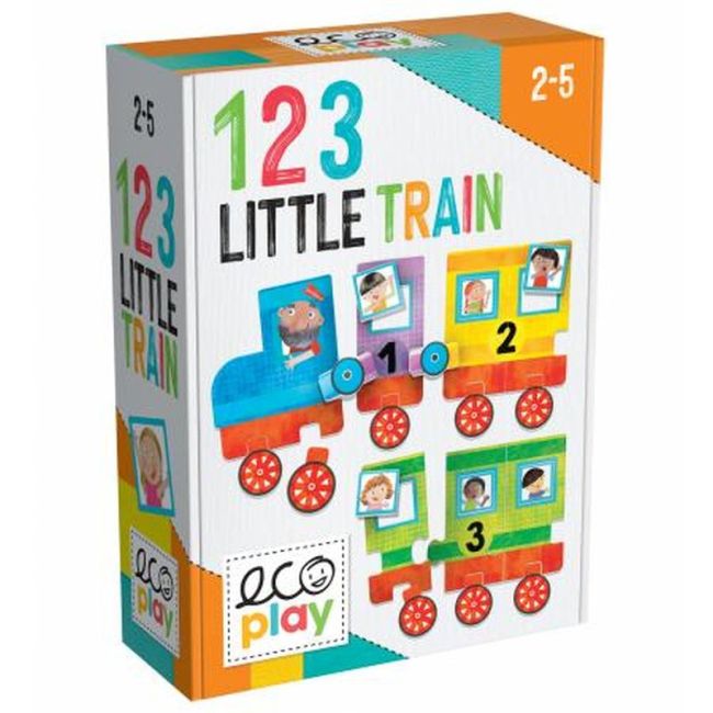 Headu Ecoplay - Puzzle Micul Tren 123 ARTHE28566