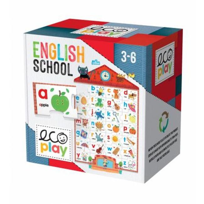 Headu Ecoplay - Puzzle Sa Invatam Engleza ARTHE28528