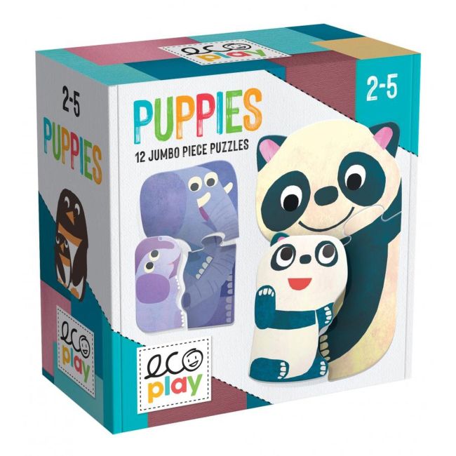 Headu Ecoplay - Puzzle-Uri Animalute Cu Pui ARTHE28542