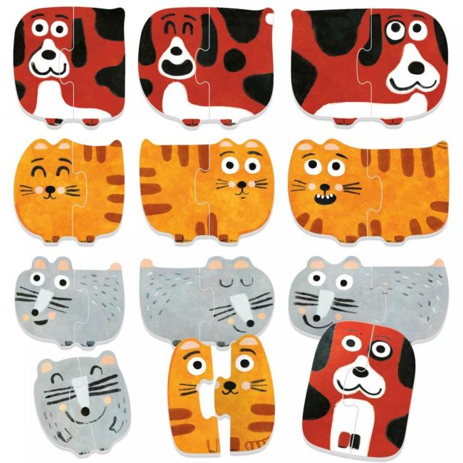 Headu Ecoplay - Puzzle-Uri Progresive - Mic Sau Mare? ARTHE28511
