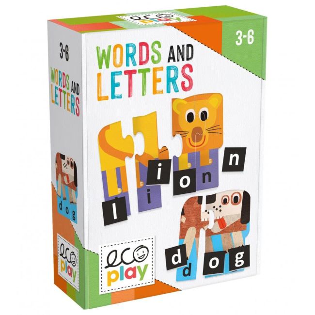 Headu Ecoplay - Puzzle-Uri Progresive Litere Si Cuvinte Eng ARTHE51203