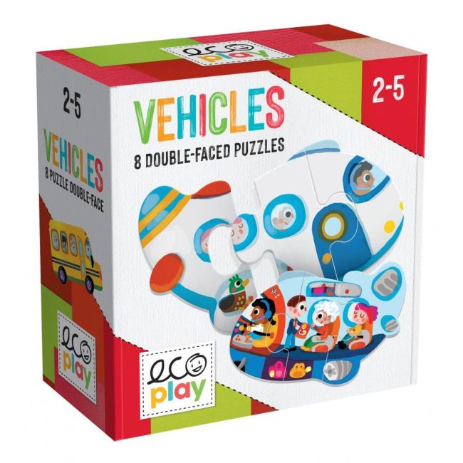 Headu Ecoplay - Puzzle-Uri Set Vehicule ARTHE28535