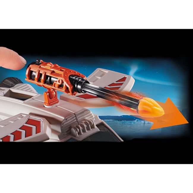 Playmobil - Echipa De Spioni Cu Planor De Zapada ARTPM70231