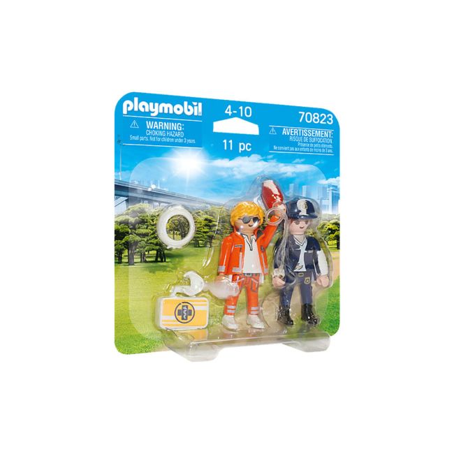 Playmobil - Set 2 Figurine - Doctor Si Politist ARTPM70823