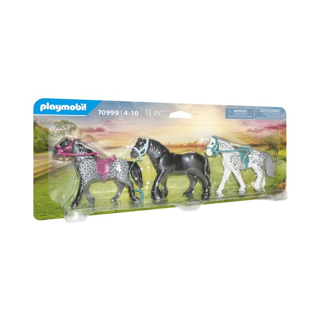 Playmobil - Set 3 Cai: Frizian, Knabstrupper, Andaluz ARTPM70999