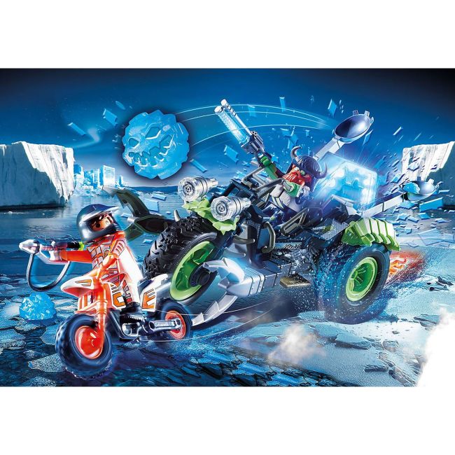 Playmobil - Tricicleta Pentru Gheata Si Rebeli Arctici ARTPM70232
