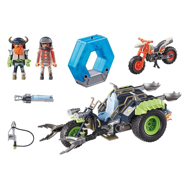 Playmobil - Tricicleta Pentru Gheata Si Rebeli Arctici ARTPM70232