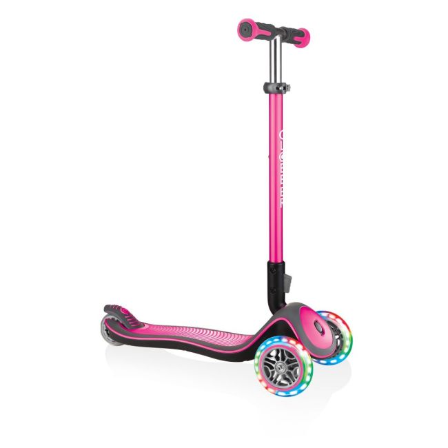 Trotineta pliabila globber elite deluxe lights roz funk444-410