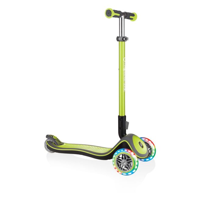 Trotineta pliabila globber elite deluxe lights verde funk444-406