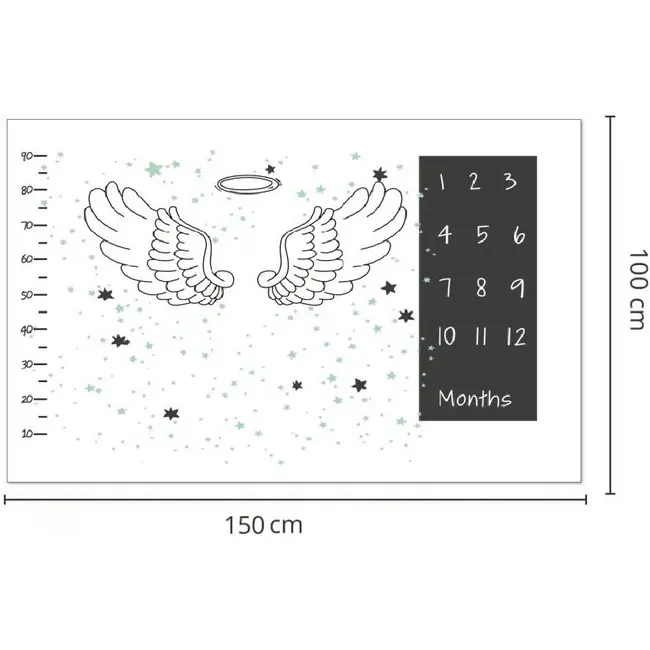 Noua Paturica plusata pentru fotografii 100x150 cm (Model: Ingeras) DLLd2r3l3