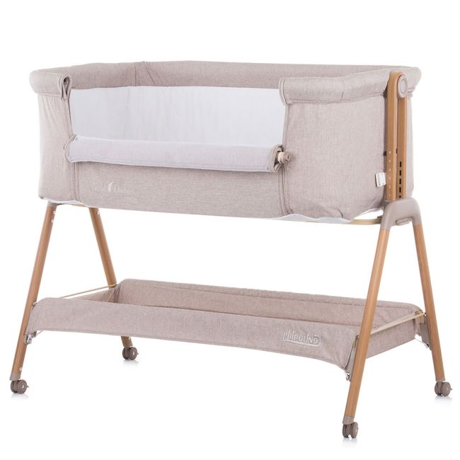 Patut co-sleeper chipolino sweet dreams mocca wood hubkossd0212mo