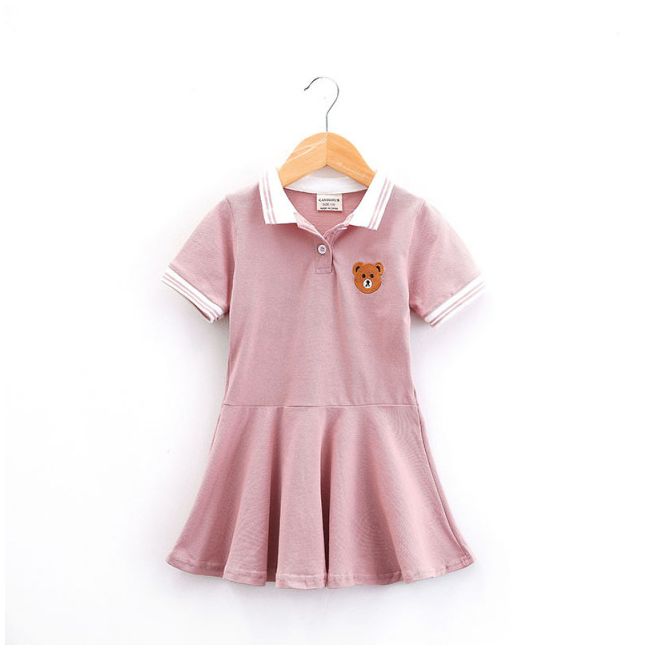 Rochita roz pudra tip polo - Teddy MBXGSUC85