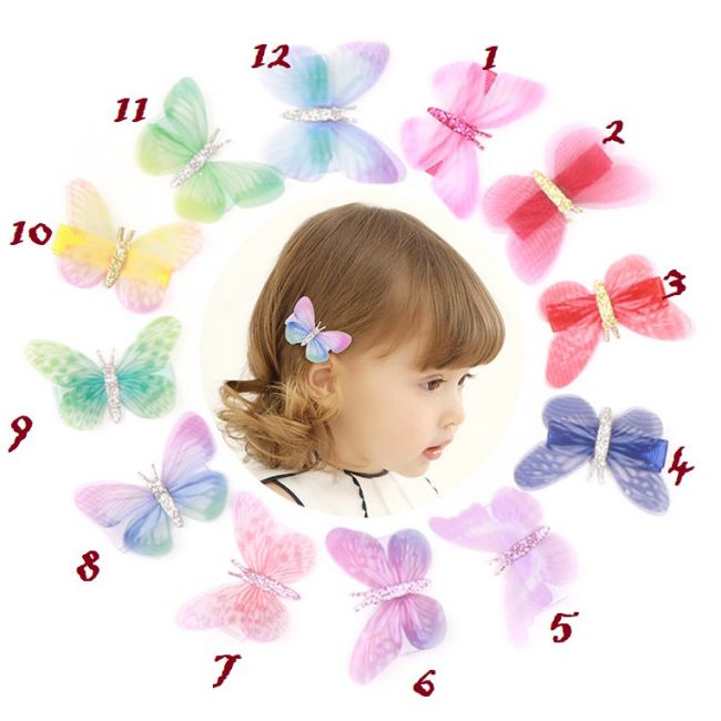 Clama pentru fetite - Fluturasi colorati MD90902