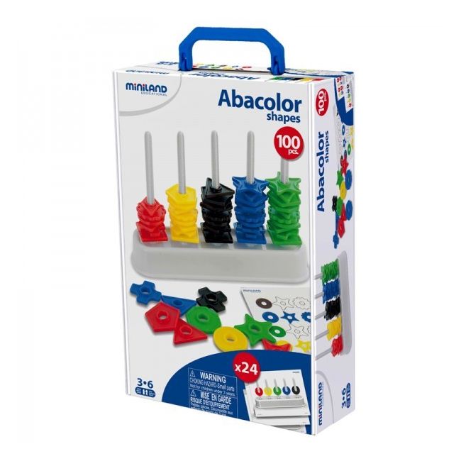 Numaratoare abacolor cu forme si activitati - okeml95270