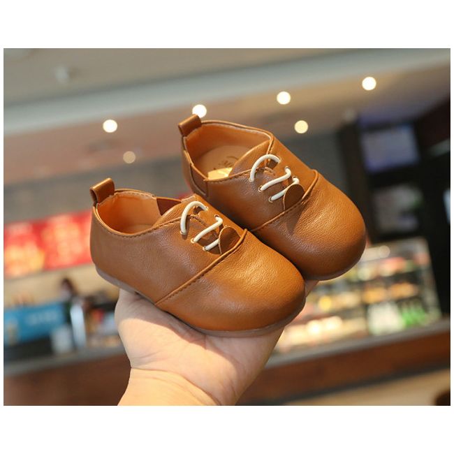 Pantofi maro eleganti pentru baietei MDv201-2-sa51