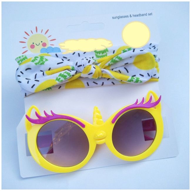 Set bentita si ochelari de soare - Lemons MDUV400-7
