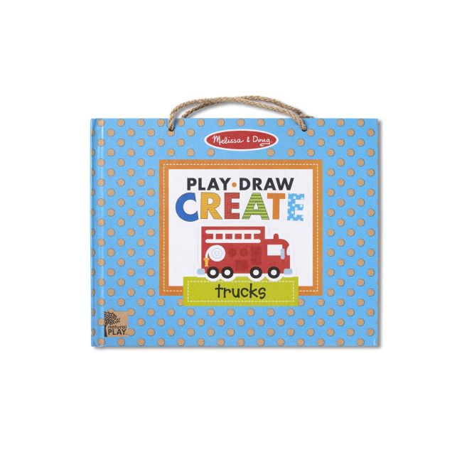 Set de creatie camioane - melissa & doug - okemd31323