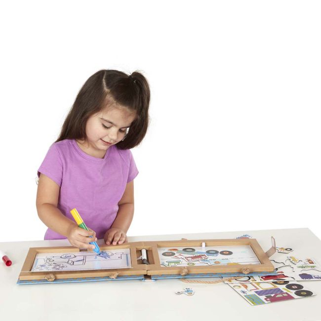 Set de creatie camioane - melissa & doug - okemd31323