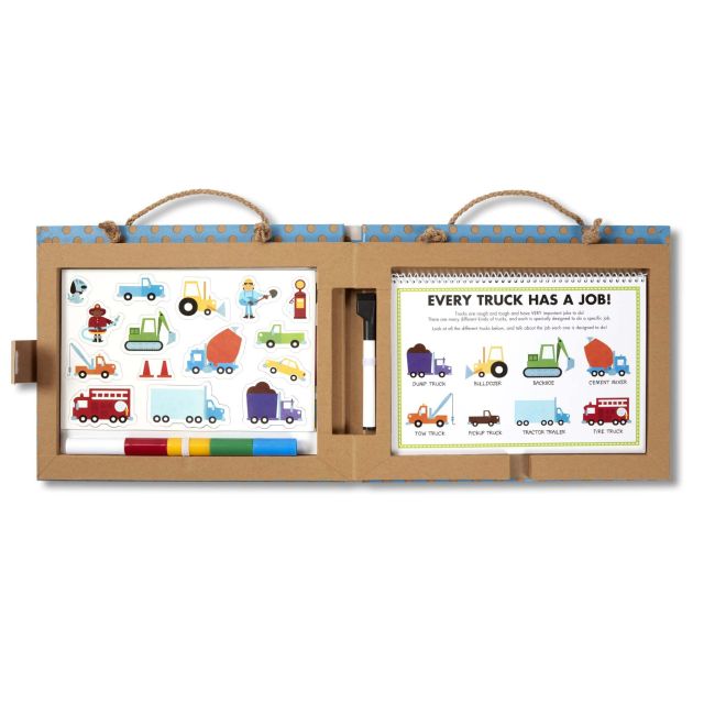 Set de creatie camioane - melissa & doug - okemd31323