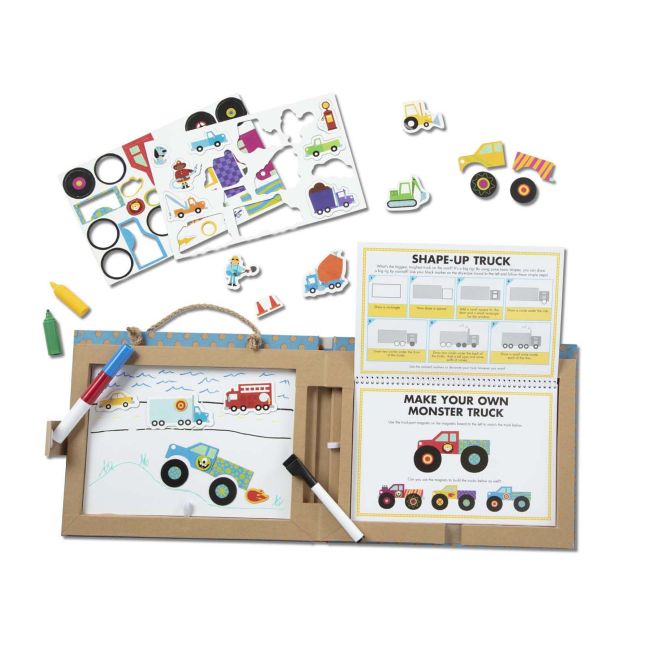 Set de creatie camioane - melissa & doug - okemd31323