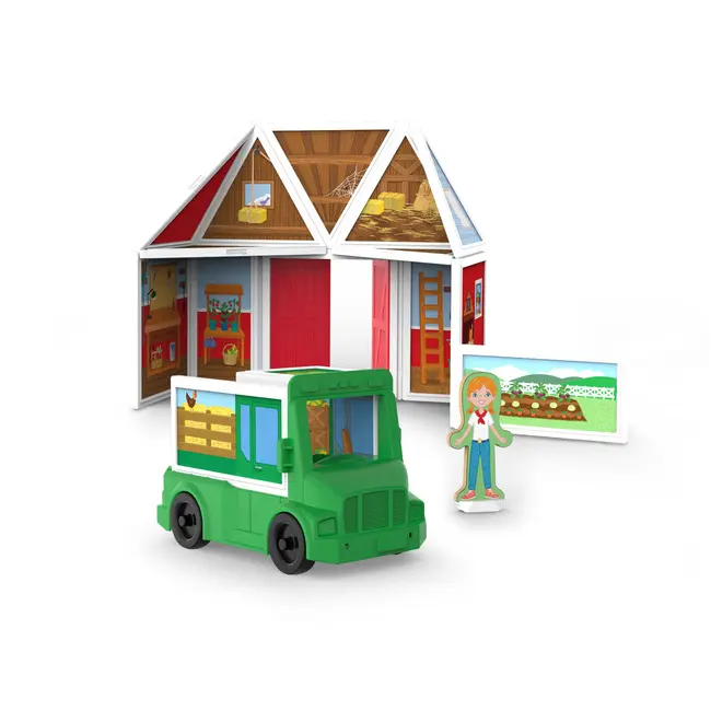 Set magnetic de joaca la ferma - melissa & doug - okemd30656