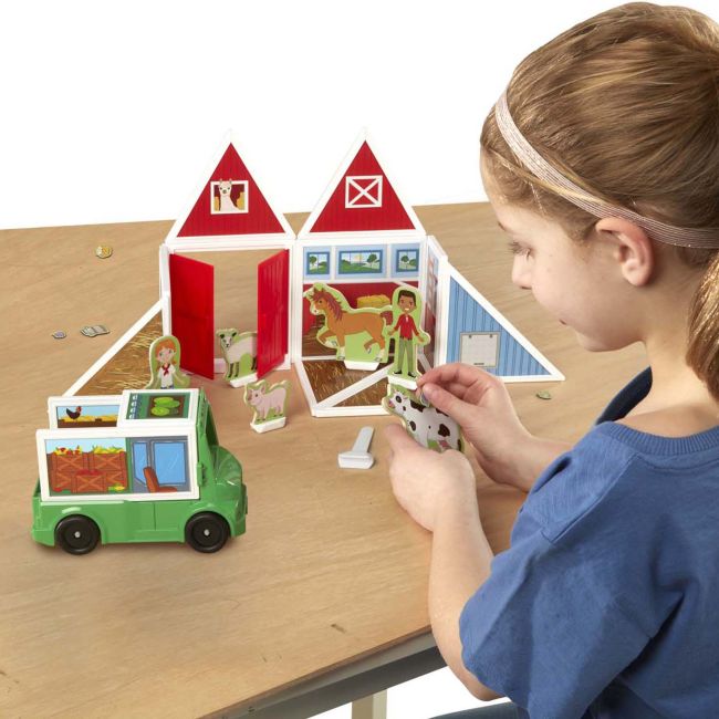 Set magnetic de joaca la ferma - melissa & doug - okemd30656