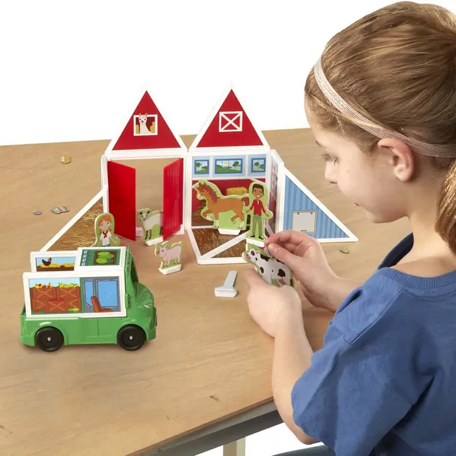 Set magnetic de joaca la ferma - melissa & doug - okemd30656
