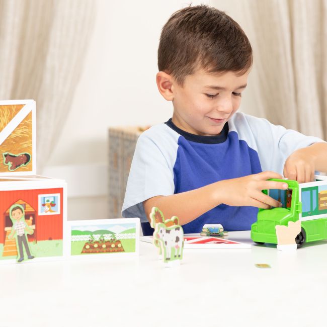 Set magnetic de joaca la ferma - melissa & doug - okemd30656