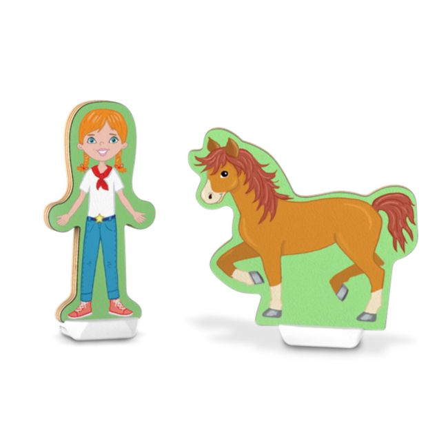 Set magnetic de joaca la ferma - melissa & doug - okemd30656