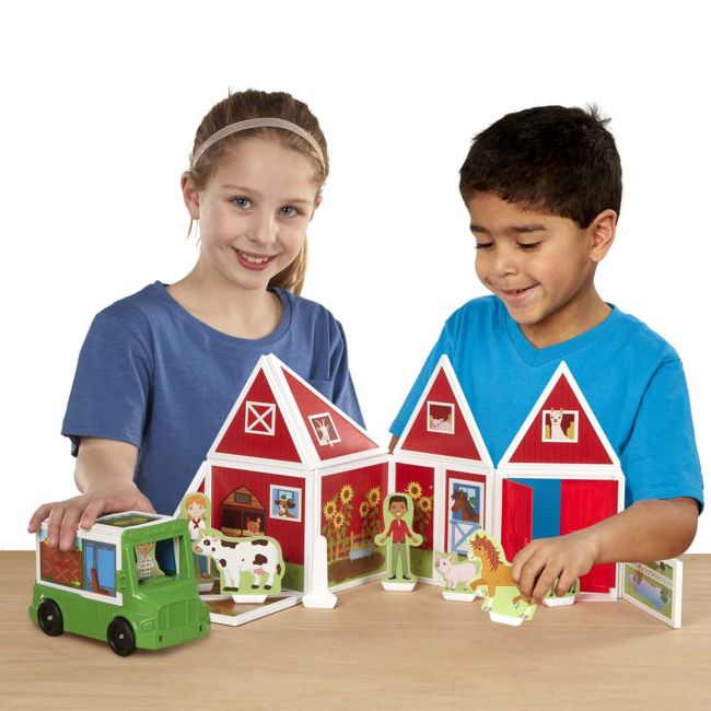 Set magnetic de joaca la ferma - melissa & doug - okemd30656