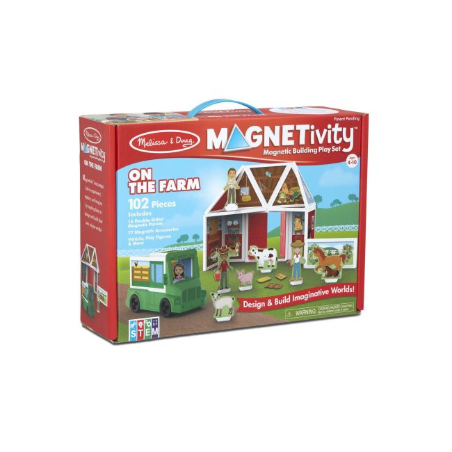 Set magnetic de joaca la ferma - melissa & doug - okemd30656
